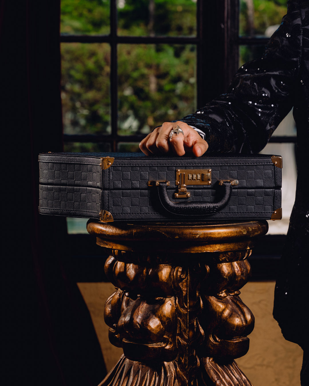 THE GHOST MAISON CURVED BRIEFCASE