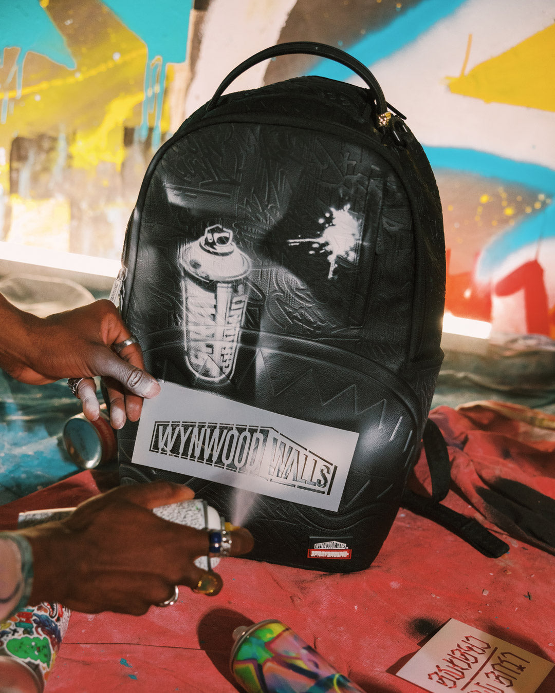 WYNWOOD WALLS COLLAB STENCIL COLLECTION BACKPACK