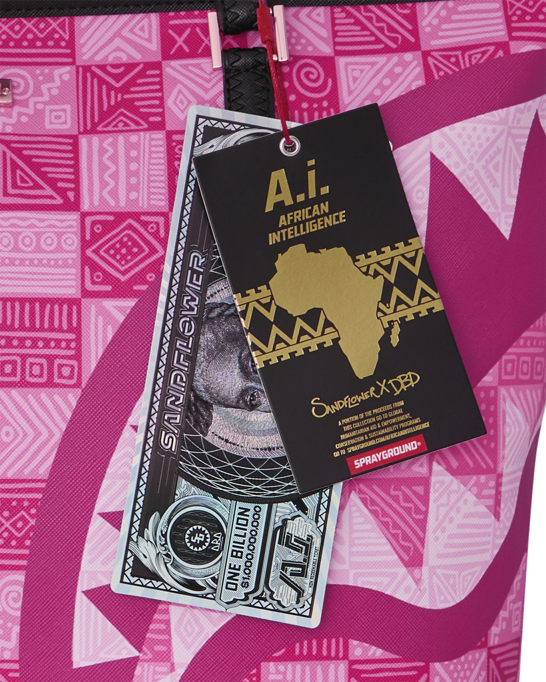 A.I. AFRICAN INTELLIGENCE THE SUNSET RESET TOTE - SANDFLOWER COLLAB