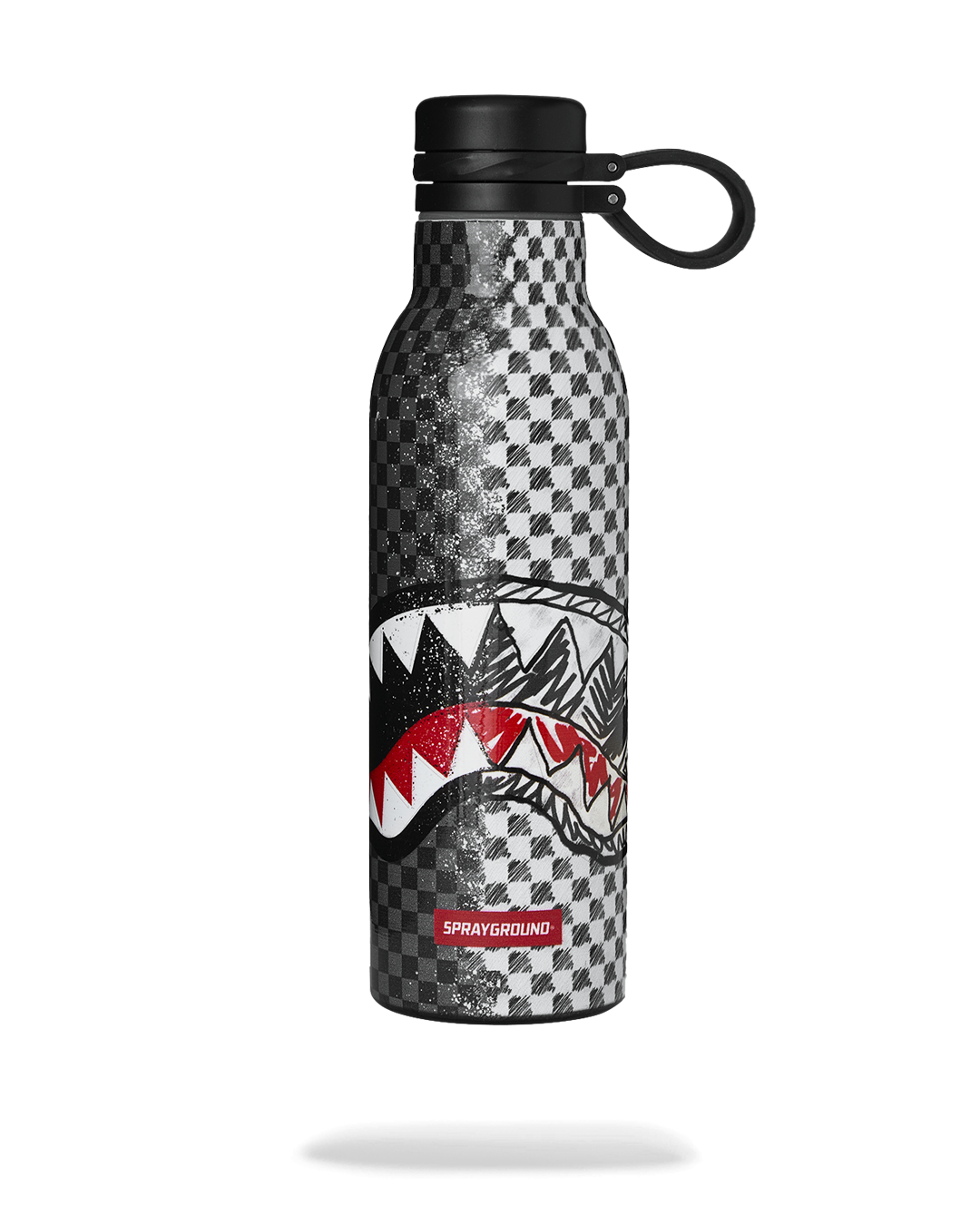 DOODLE CHECK SPLIT WATER BOTTLE