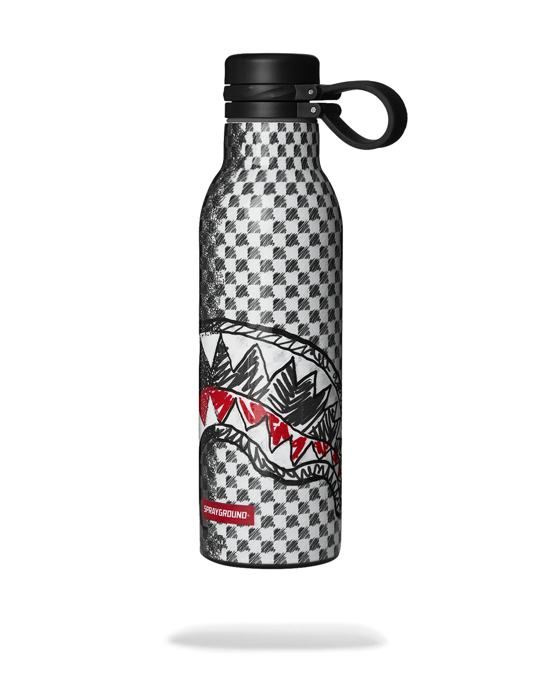DOODLE CHECK SPLIT WATER BOTTLE